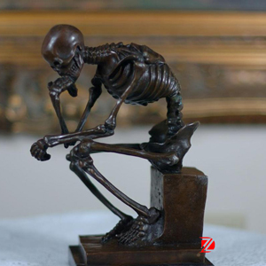 Bronze Bone frame statue